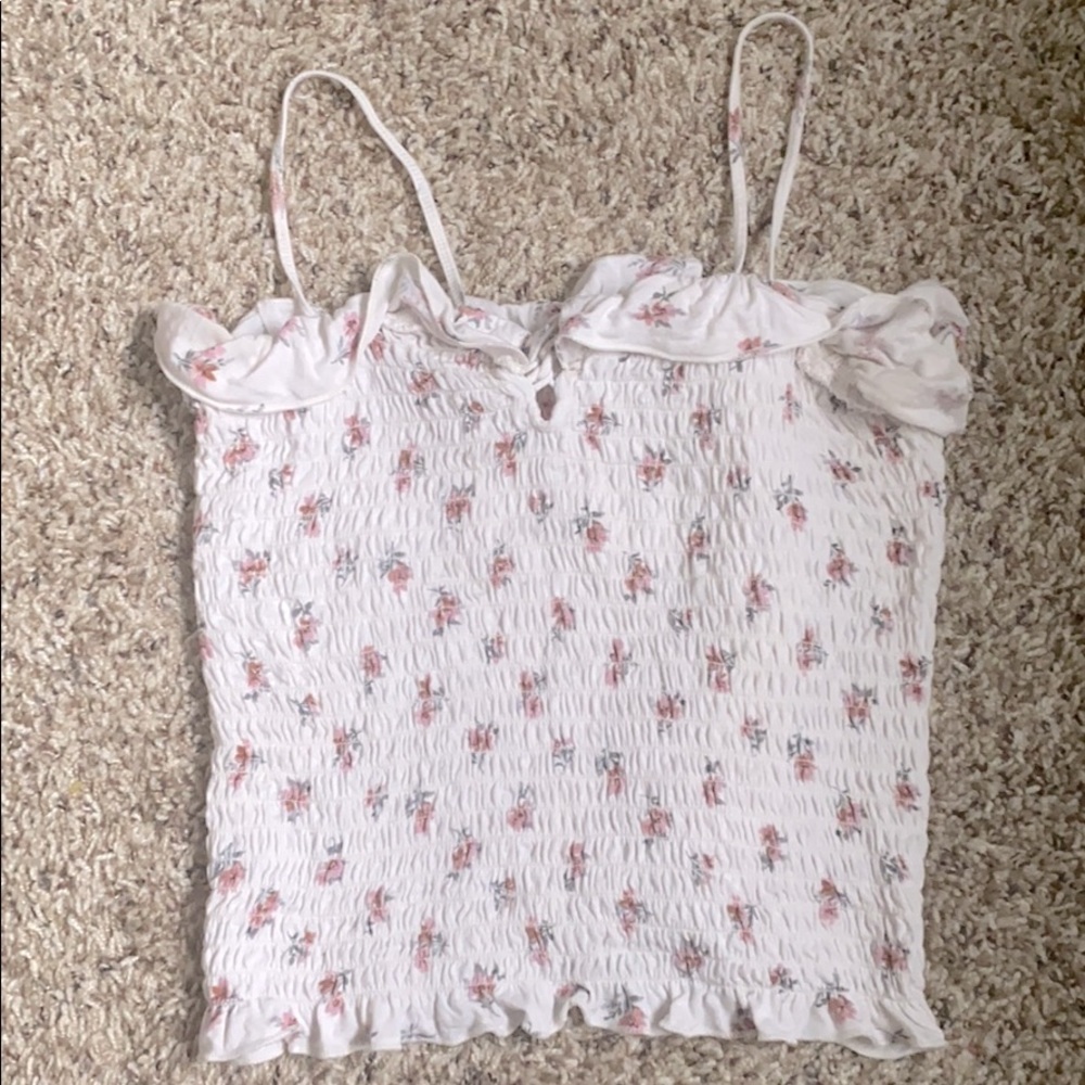 smocked ruffle tank top!
